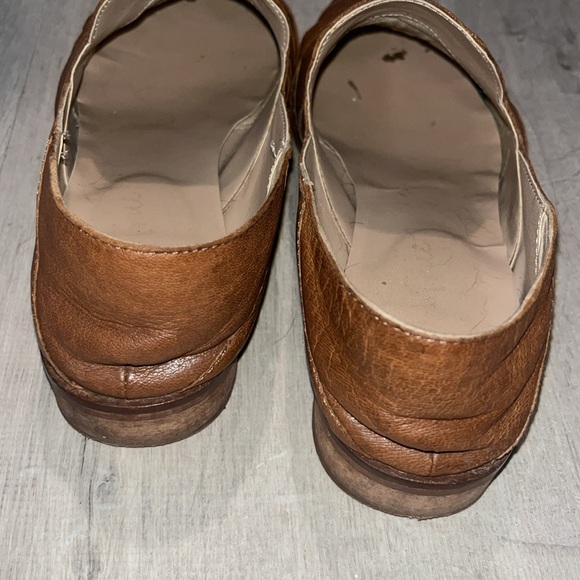 Roolee Braided Tan Genuine Leather Loafers/Slip On Shoes - Picture 6 of 11